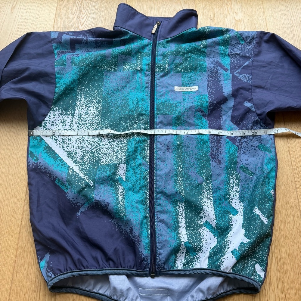 VINTAGE 90s retro Louis Garneau windbreaker - M - Picture 16 of 16
